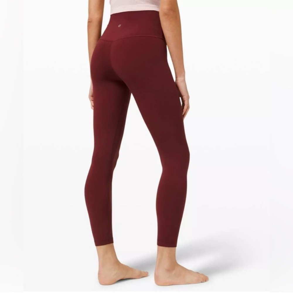 Lululemon maroon/berry leggings